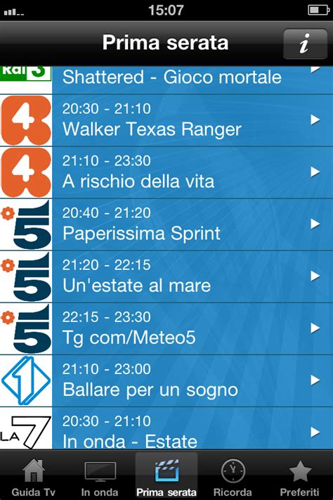 guida t v mediaset